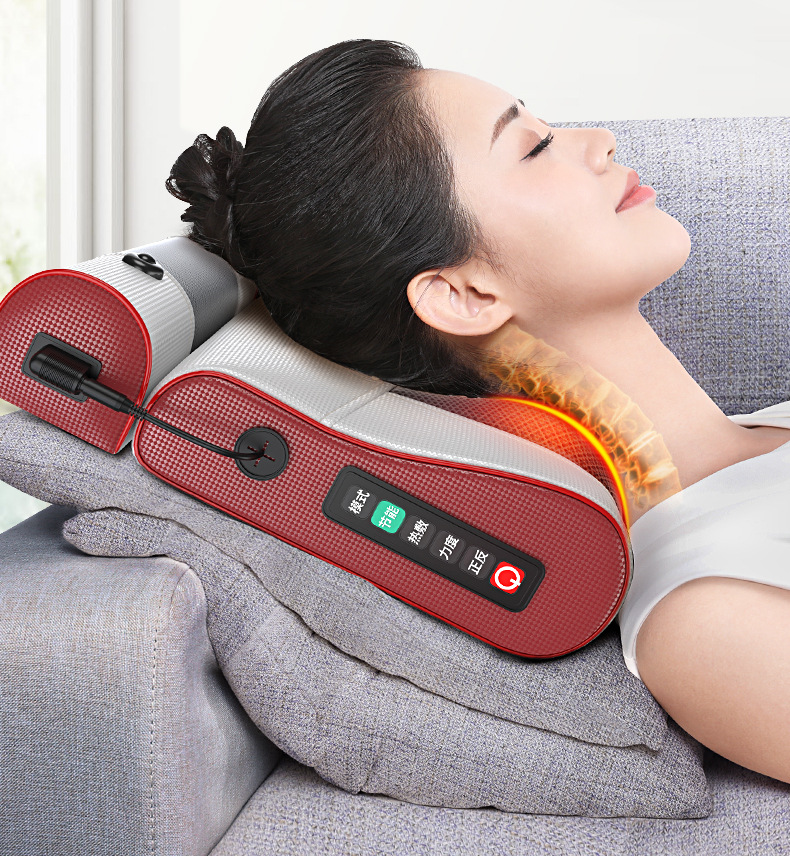 奥克斯肩颈椎按摩仪器背部腰部肩颈脖子全身电动仪家用多功能枕头