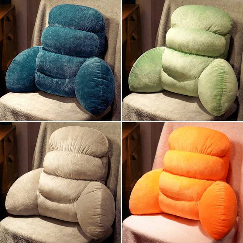 靠枕办公室座椅腰靠沙发抱枕护腰垫靠背床上靠垫椅子腰枕孕妇代发