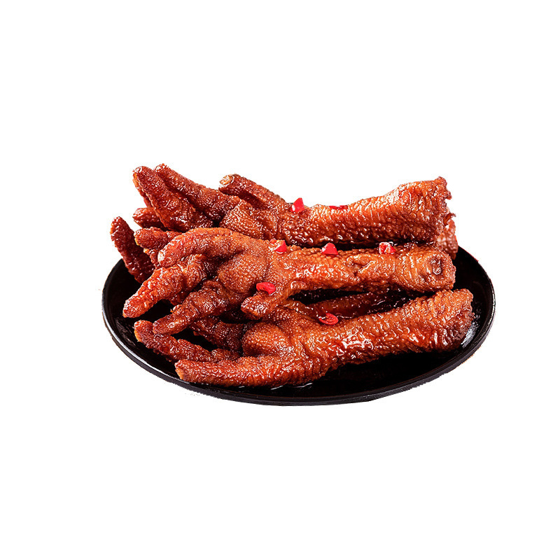 杨记虎皮鸡爪五香辣味凤爪30g网红香卤味小零食独立包装整箱批发
