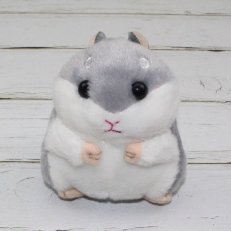 Cute Hamster Doll Plush Toys Cartoon Key Button Bag Small Pendant Doll Gift Ragdoll Gift