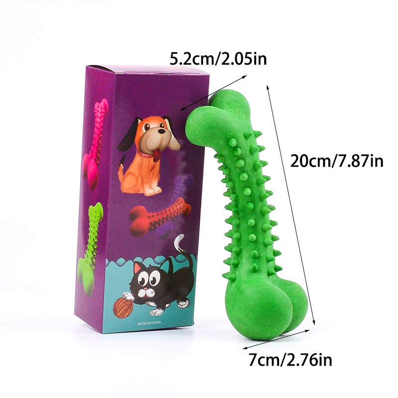 New Pet Toy Tpr Big Bones Molar Teeth Cleaning Dog-Resistant Soft Rubber Toy Pet Supplies Factory Direct Supply