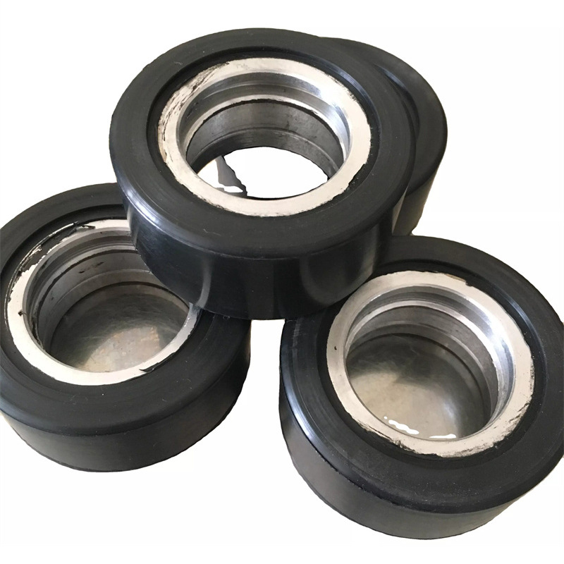 0成交0件供应耐磨橡胶轮驱动橡胶轮橡胶摩擦轮铁芯包胶轮 橡胶输送轮