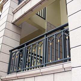 阳台护栏小区别墅楼道铝艺楼梯扶手室内飘窗护栏厂家楼梯阳台护栏