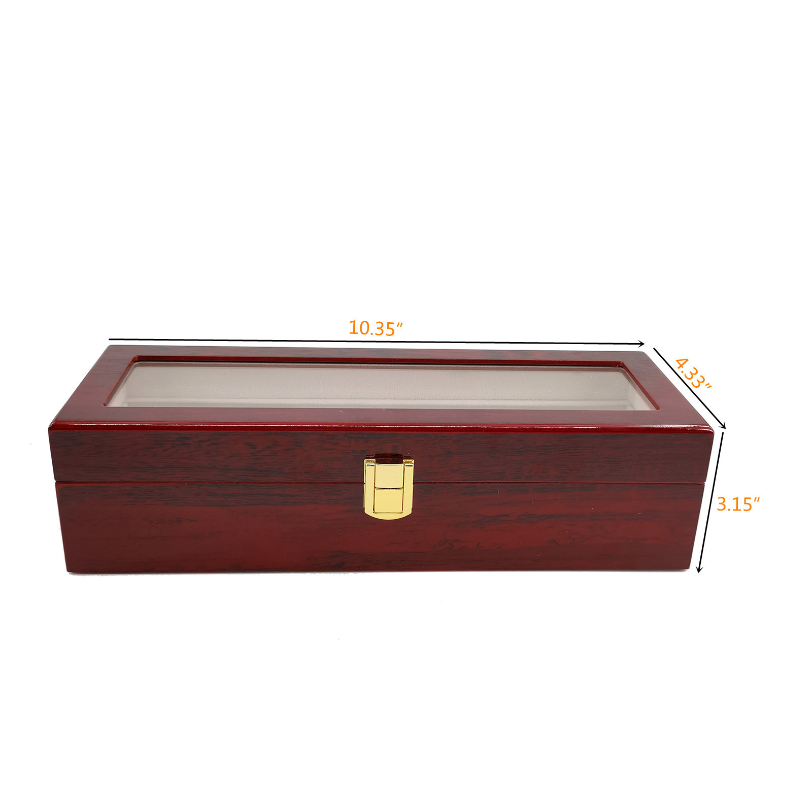 Open Window Watch Display Box Piano Paint Watch Wooden Box Men and Women Couple Lacquer Varnish Watch Storage Box