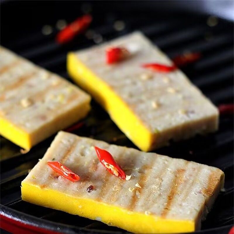 湖北特产鱼糕300克草鱼荆州武汉黄陂现做现发鱼豆腐红烧火锅食材