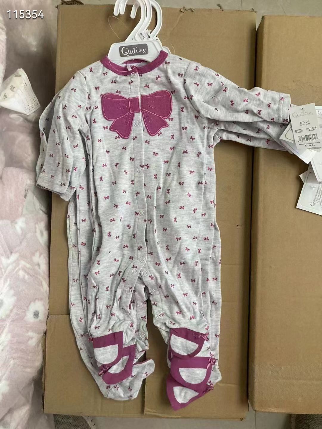 exported to europe and america original single cotton romper hanger original packaging physical beautiful in stock wholesale baby romper