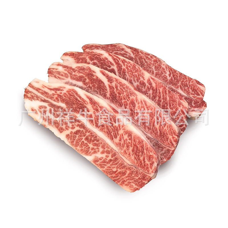 批发美国正关ibp红标牛小排 雪花牛肉 中西餐烤肉 3-4kg/块-阿里巴巴