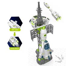 跨境热卖喷雾航天玩具太空模型穿梭机火箭发射塔太空站航天飞机