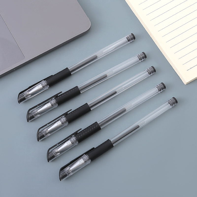 New Gel Pen 0.5mm Business Office Signature Pen Black Large Capacity Ball Pen Factory Wholesale