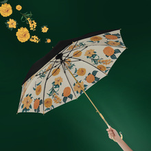 xyft轻奢长柄雨伞遮阳双层纳米科技伞加厚晴雨两用自动伞