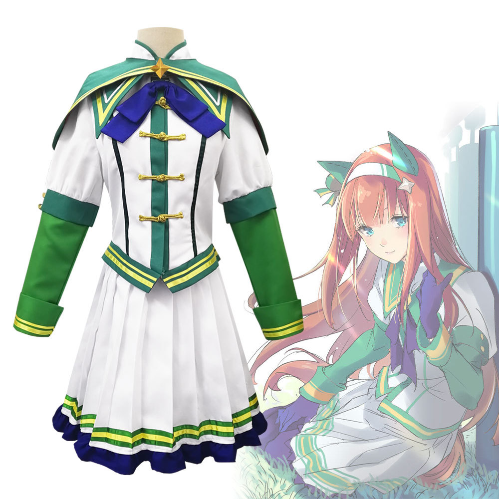 鑫博缘 赛马娘无声铃鹿cosplay 无声铃鹿东海帝皇特别周决胜服cos