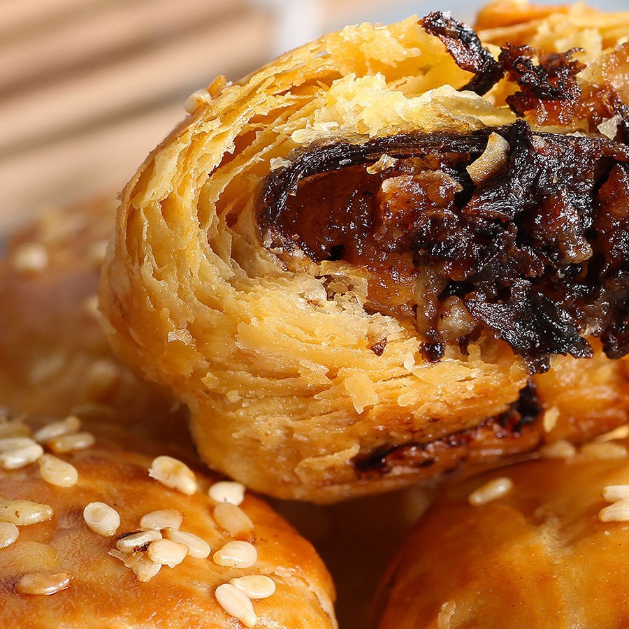 兰溪酥饼正宗金华小梅干菜肉黄山烧饼浙江特产美食网休闲零食小吃