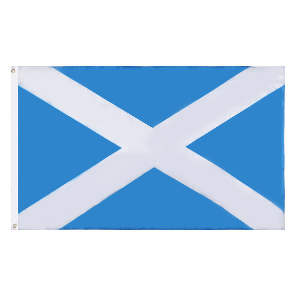 90*150cm苏格兰国旗厂家现货批发 3*5ft涤纶旗子跨境货源批发