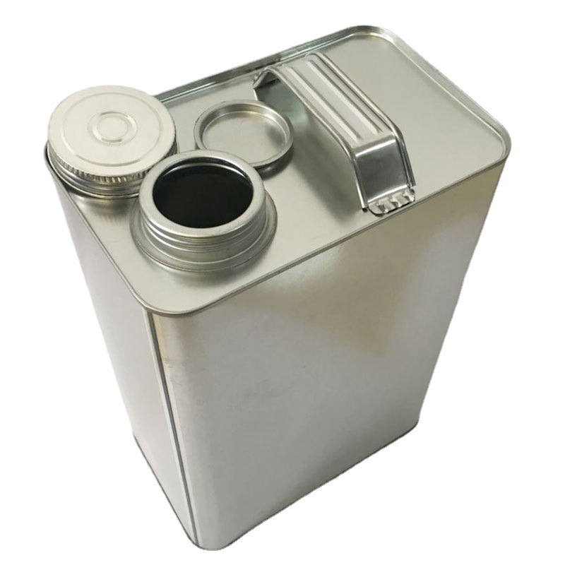 4公斤油漆包装铁罐简约个性铁罐大容量方形铁皮铁质马口铁油罐