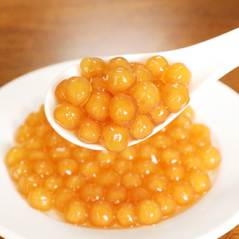 琥珀珍珠粉圆 奶茶珍珠豆 黑奶茶专用原料500g/900g 真空装无明胶