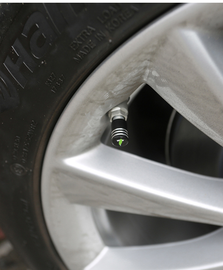 适用于特斯拉model3 x y s汽车轮胎气门嘴螺丝帽合金气嘴芯盖轮毂