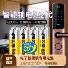 双鹿电子锁电池 指纹锁密码专用5号电池 适用于德施曼小米三星