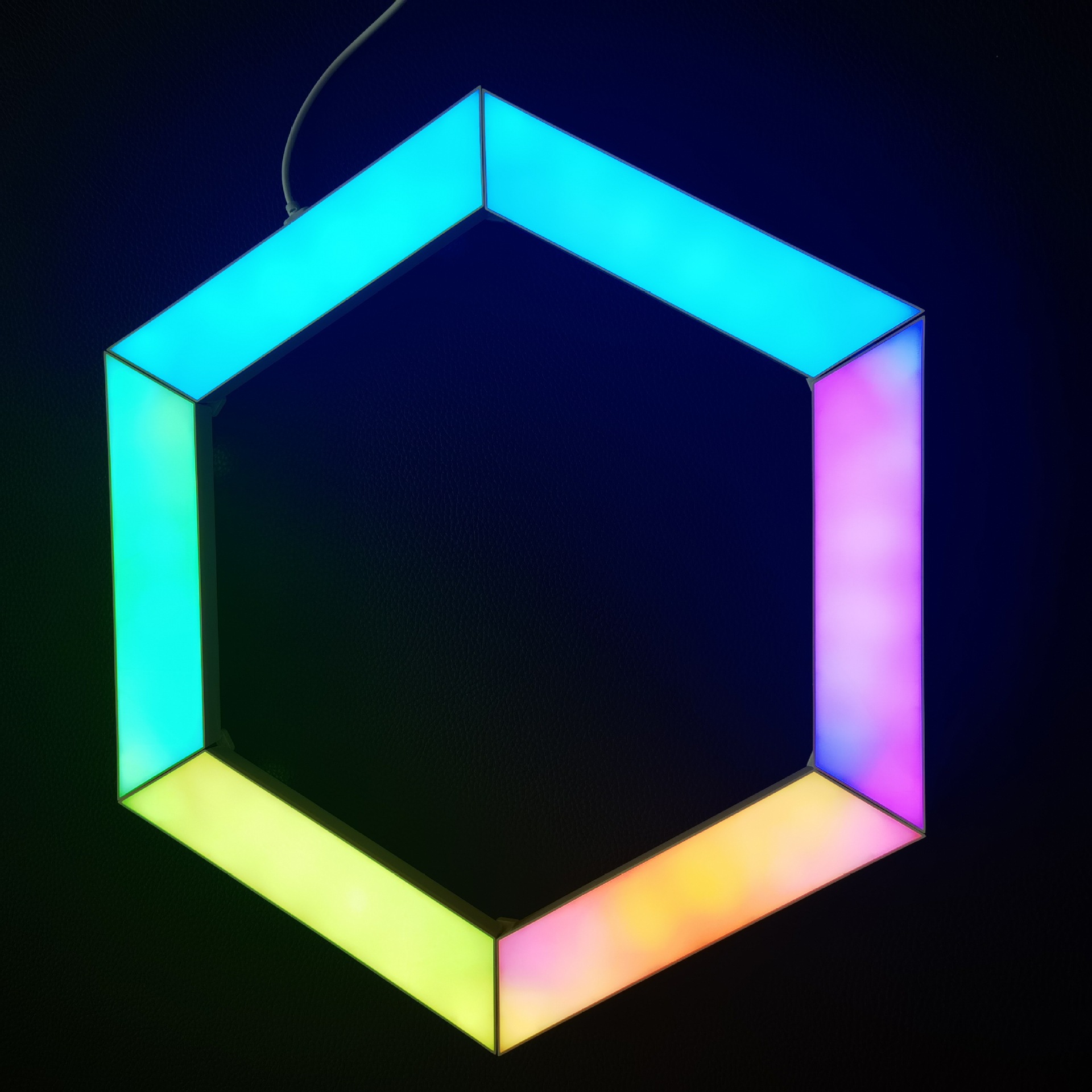 tp50a蓝牙app拼接氛围灯电竞diy梯形模块灯游戏led拾音装饰壁灯