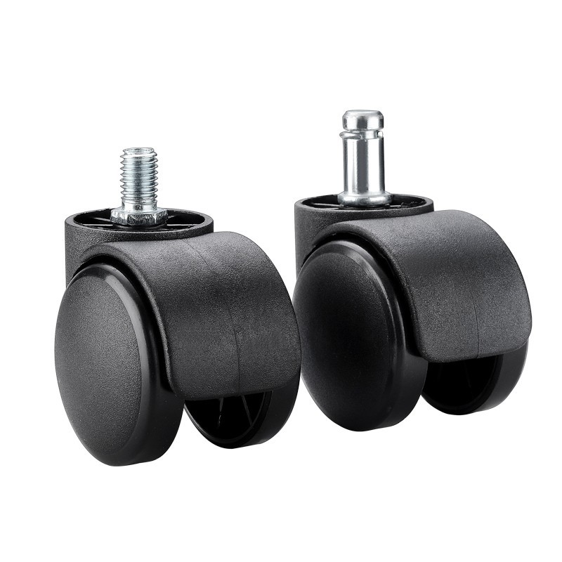 转椅轮子 老板椅办公电脑椅万向轮静音脚轮轱辘椅子通用配件滑轮