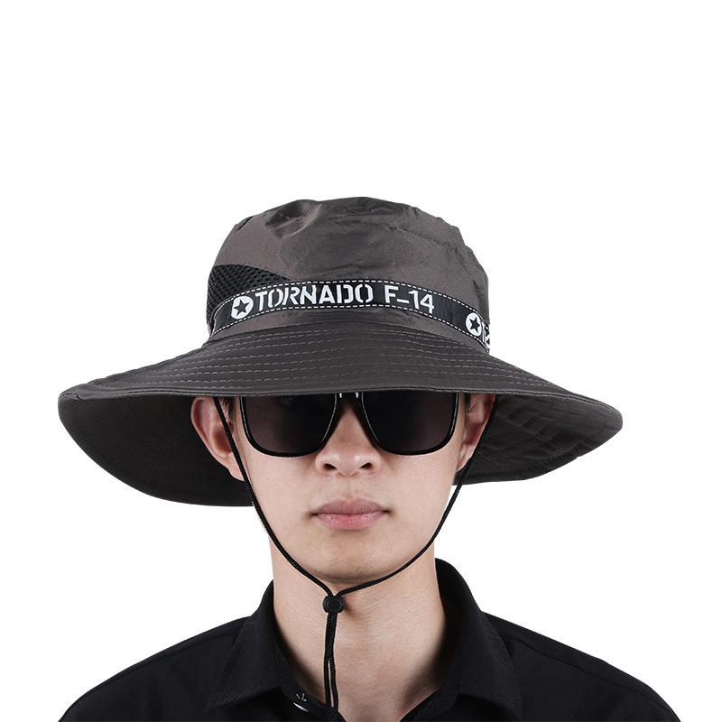 Sun Hat Men's Sunhat Summer Fishing Hat Outdoor Mountaineering Sun Big Brim Men Summer Sun Hat Wholesale