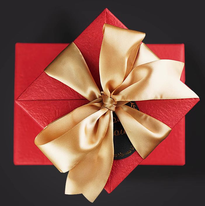 圣诞礼物包装纸感新年礼盒丝带材料套装结婚红色礼品纸大尺寸