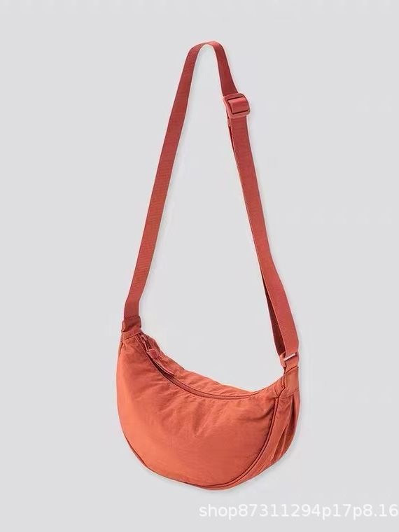 UJIA Fitting Room Same Style Women's Messenger Bag Xiaohongshu Nylon Dumpling Bag Student Shoulder Bag Cloth Bag Factory Supply