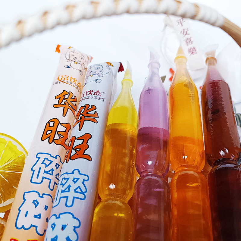 华旺碎碎冰78ml可乐味棒棒冰碎冰冰儿童零食冰棒果味碎果冰批发