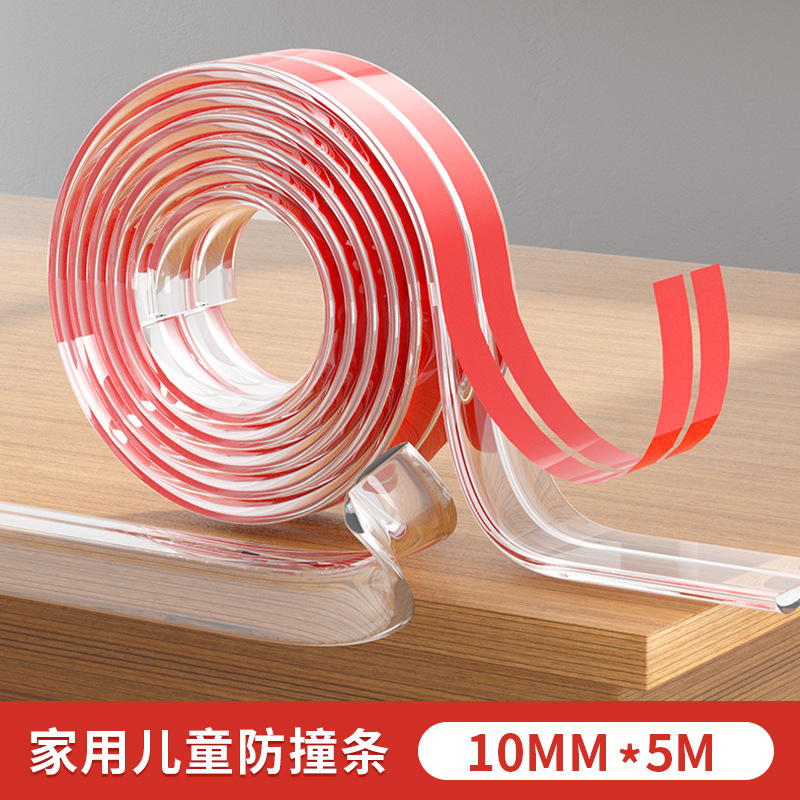 Transparent Bumper Strip Table Corner Child Bump Prevention Protection Bar Coffee Table Desk Protection Bar Table Edge Corner Guard