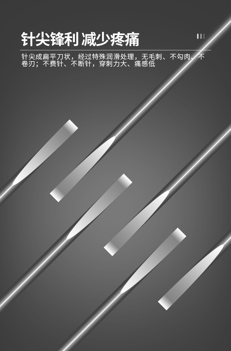 华友汉章牌刃针小针刀一次性无菌100支塑柄针灸超微针刀正品医用