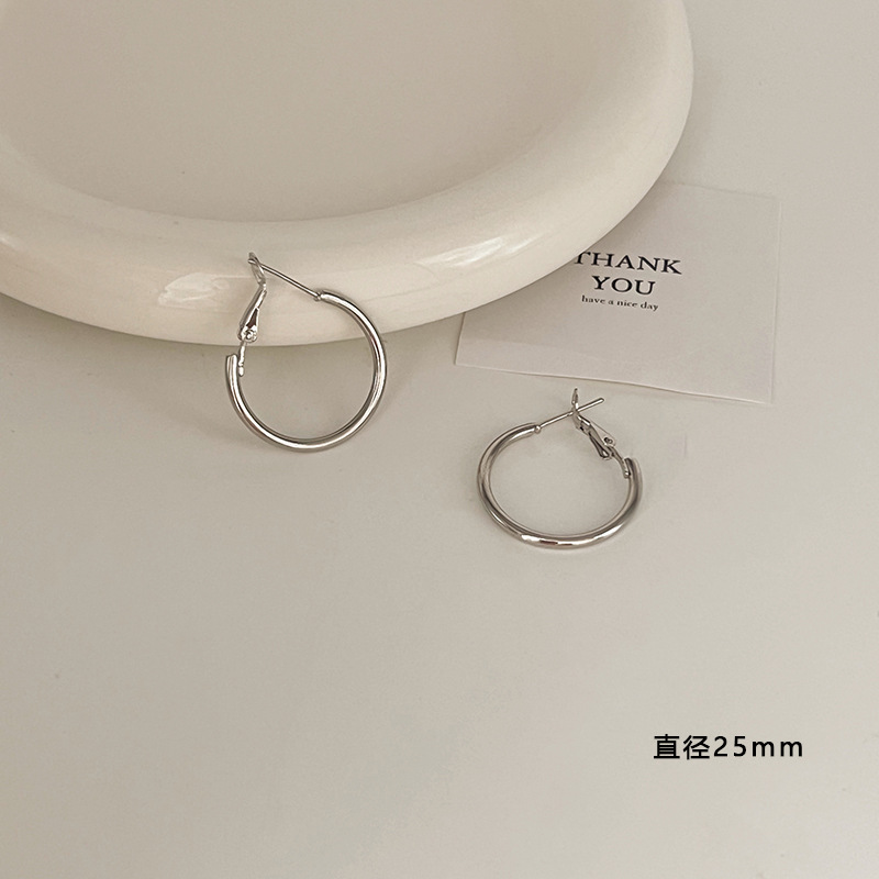 European and American Exaggerated Big Hoop Earrings Women's 2023 New Premium Earrings Unique Ins Niche Design Ear Ring