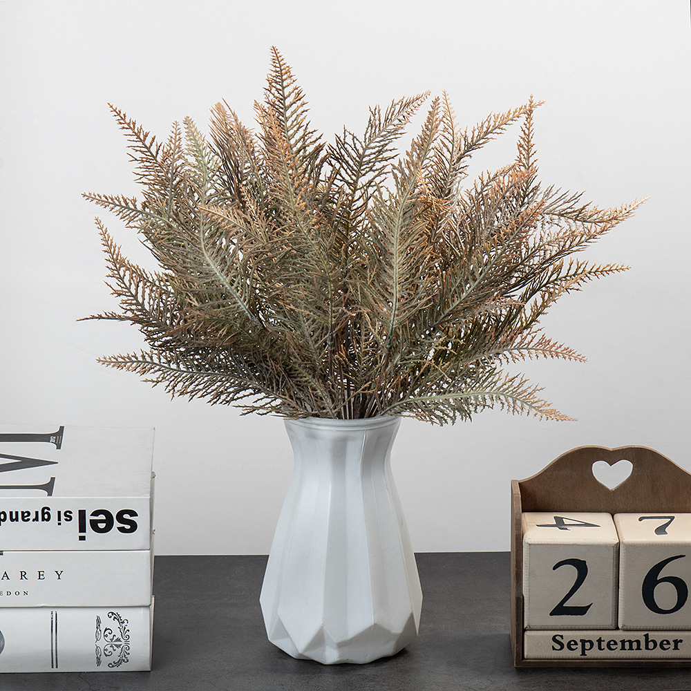 北欧仿真水衫把束 婚庆酒店装扮塑料绿植客厅餐桌摆件盆景