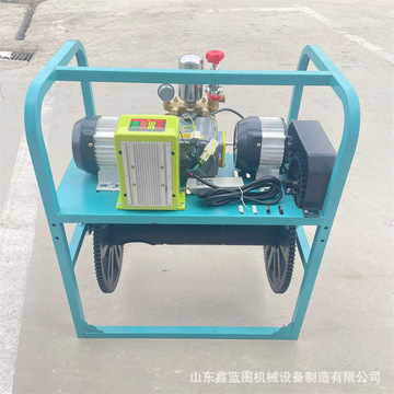 新型农用遥控收放管双电机打药机 48v60v电瓶动力果园农药喷雾机