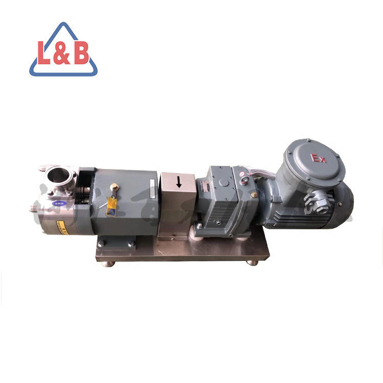 不锈钢凸轮式转子泵食品级高粘度酱料输送泵糠浆蕃茄酱果酱上料泵