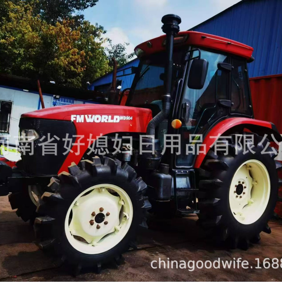 厂家直发低价新沃德FMWORLD WD94 90马力四轮式带驾驶室拖拉机