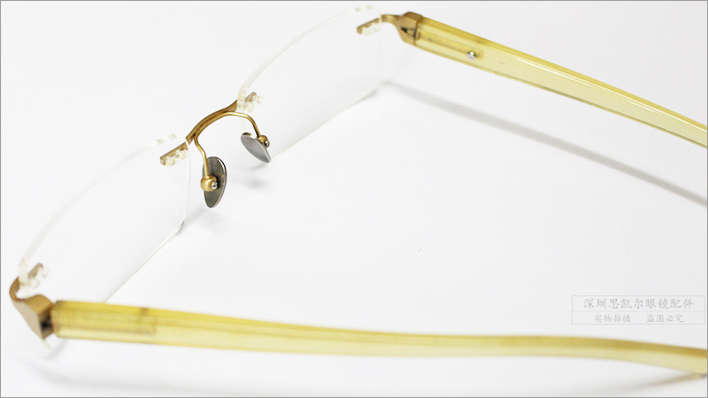 钛鼻托叶子托叶钛金属鼻托纯钛托叶金属鼻托眼镜配件钛眼镜