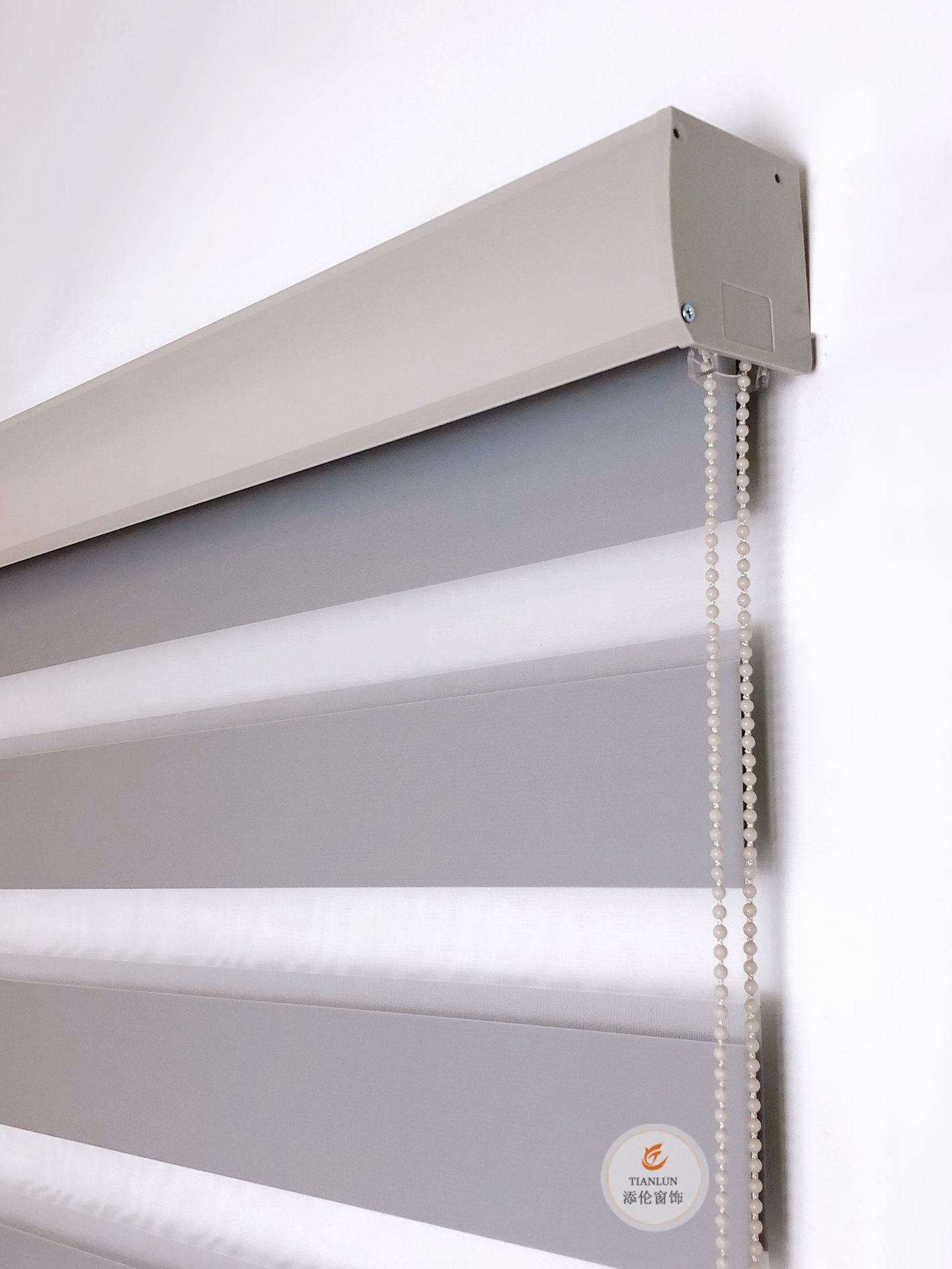 柔纱帘遮光 双层纱卷帘 遮光柔纱帘办公洗手间北欧风窗帘厂家