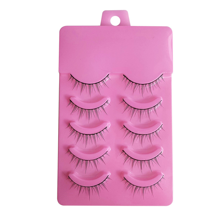 Five Pairs of Japanese Little Devil False Eyelashes in Stock Internet Celebrity Xiaohongshu Cos Acrylic Natural Simulation False Eyelashes