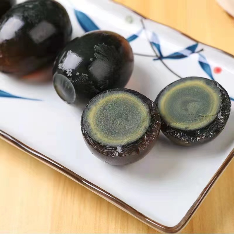 20个/30枚70-80克g大号无铅实心皮蛋沙心松花蛋土鸭蛋硬心不流心