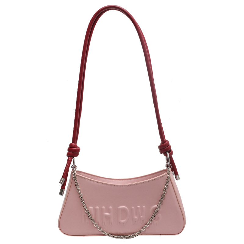 INS Fashion Baguette Underarm Bag High Sense Bag 2023 New Spring and Summer Niche Chain Shoulder Messenger Bag