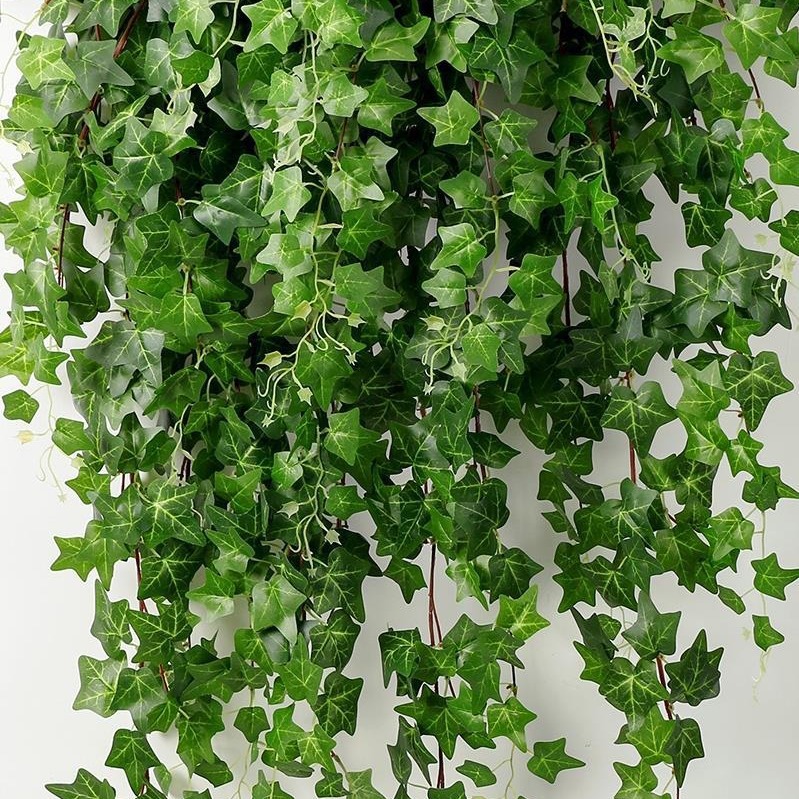 仿真长春藤假花藤条装饰遮挡挂墙绿植壁挂植物吊兰藤蔓绿叶垂吊