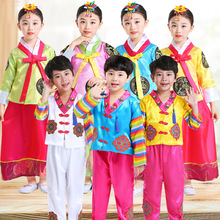 儿童韩服六一儿童舞蹈朝鲜族演出服大长今舞蹈服韩国民族传统服饰