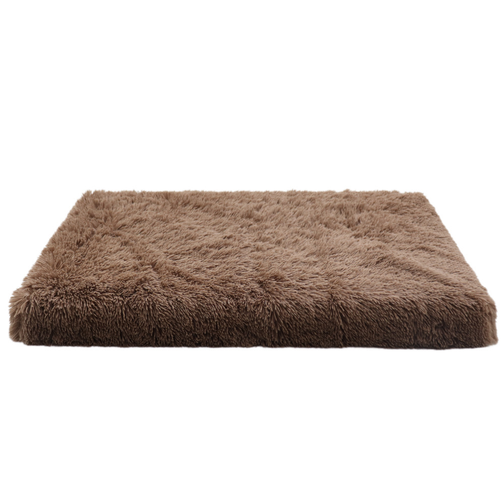 Plush Kennel Cat Mat Square Autumn and Winter Warm Pet Bed Soft Sponge Dog Bed Large Dog Sofa Removable Washable