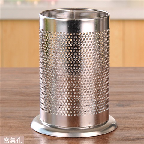 Stainless Steel Chopsticks Holder Chopsticks Cage Milk Tea Shop Straw Bucket Barrels Household Chopsticks Box Spoon and Chopsticks Holder Storage Rack Draining Rack