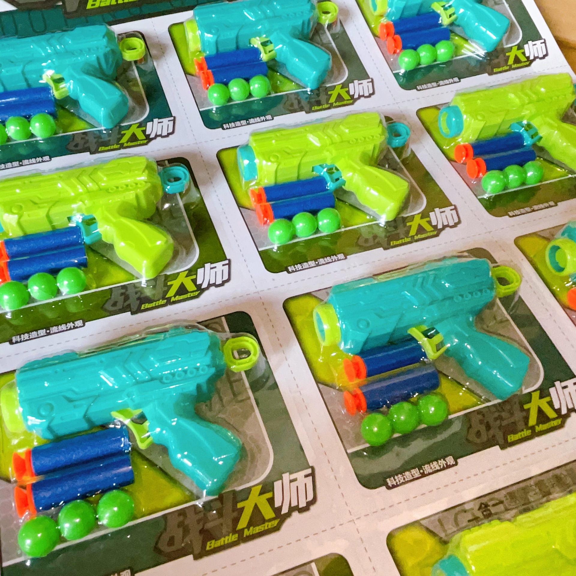 跨境儿童玩具枪儿童上膛仿真对战模型双管狙击软弹枪套装厂家批发