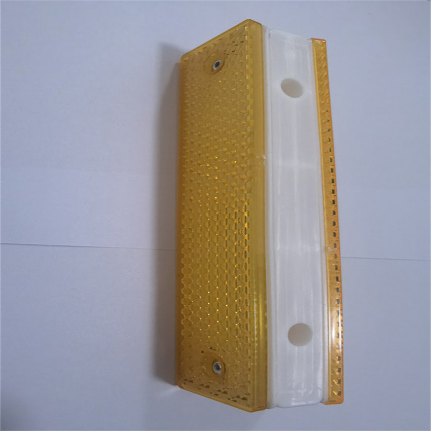 反光标市政护栏配件轮廓标道路护栏导向反光片警示灯围挡反光标