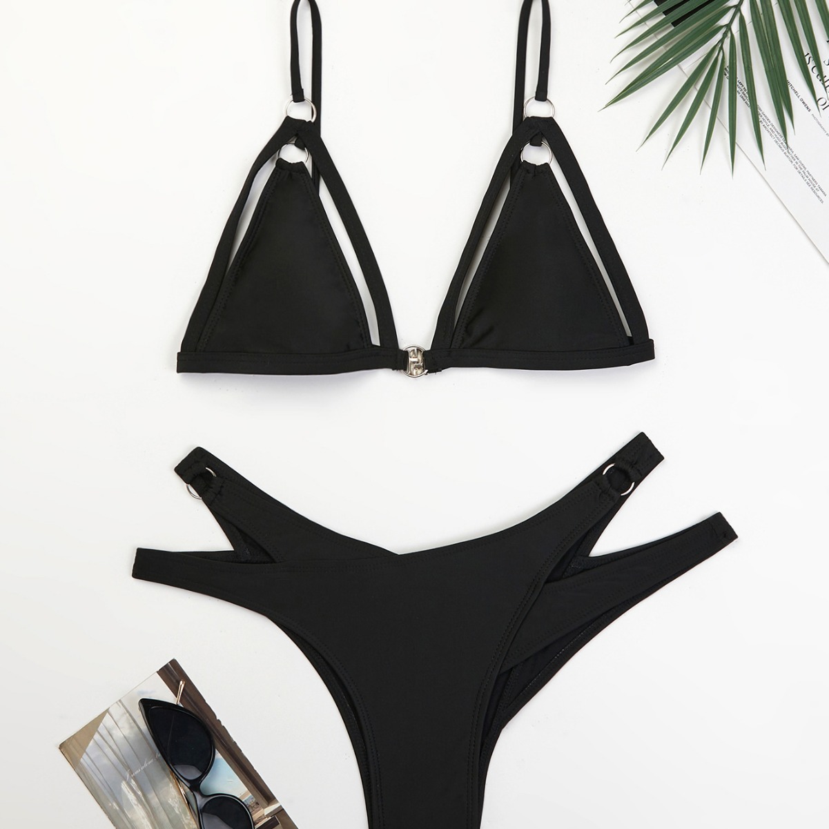 跨境外贸新款游泳衣女欧美性感bikini比基尼分体泳装工厂现货批发