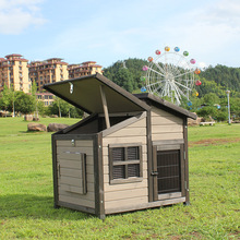 实木室外户外庭院防晒防雨狗屋狗窝狗笼狗屋狗大型中型犬别墅木质