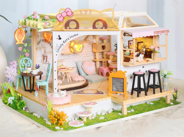 Diy Cottage Small Hand-Made Shanye Yuanyuan Toy Doll House