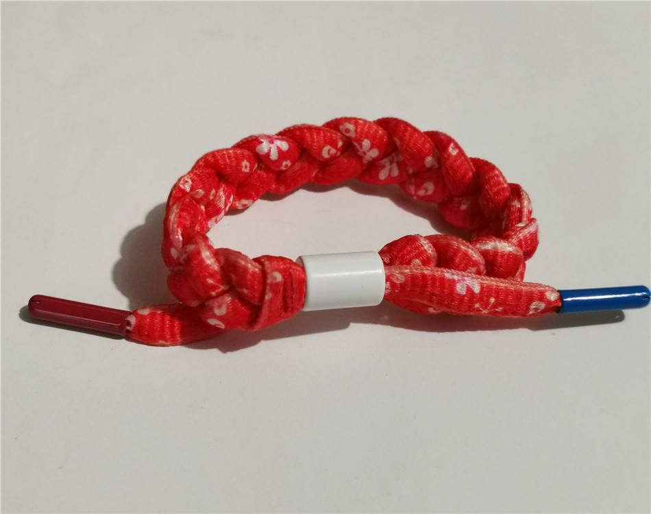 2021千玺周边红色幸运花小红花鞋带手链紫色幸运花蓝白花花