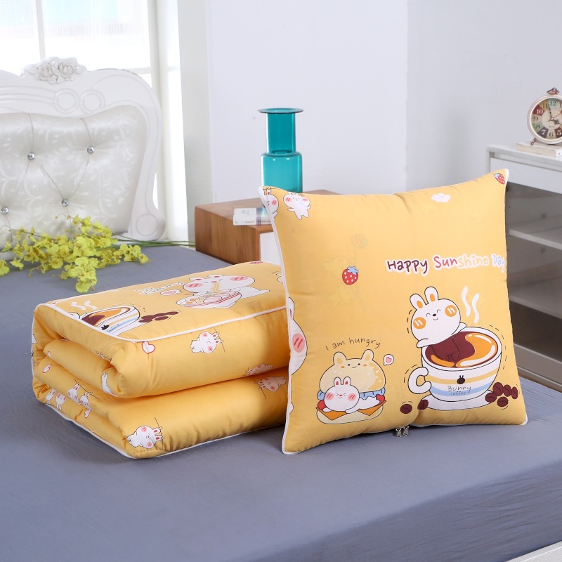 factory pillow quilt dual-use car mat lunch break quilt company annual meeting activities living room sofa dual-use pillow quilt